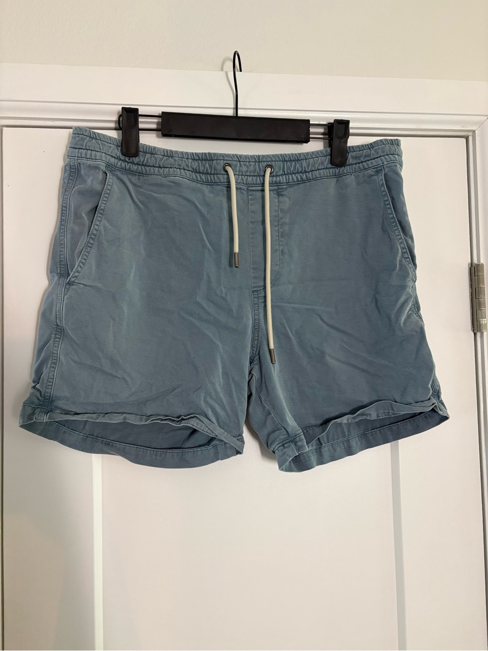 Nn. 07 Light Grayish Blue Gregor Lyocell Blend Drawstring Shorts #1154 3 Pockets